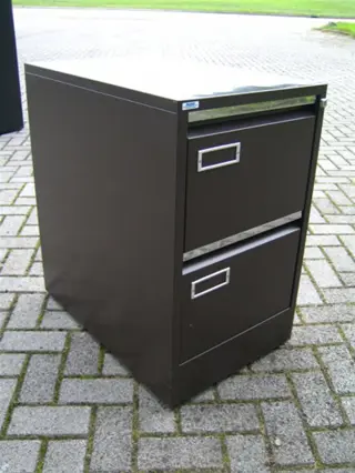 1x Hangmap kast 2-ladig