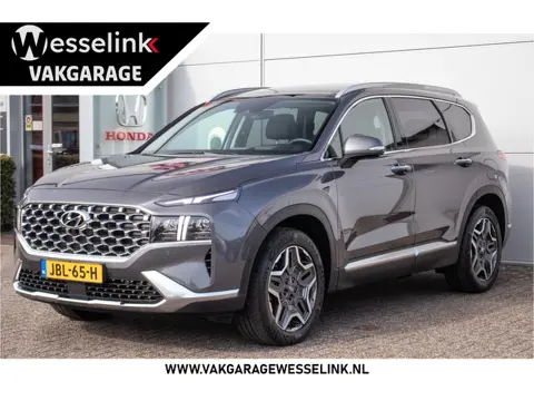 Hyundai Santa Fe 1.6 T-GDI AWD PHEV Premium Sky -Schuif/-kanteldak | Ad. Cruise | Leer | Stoelverw.+