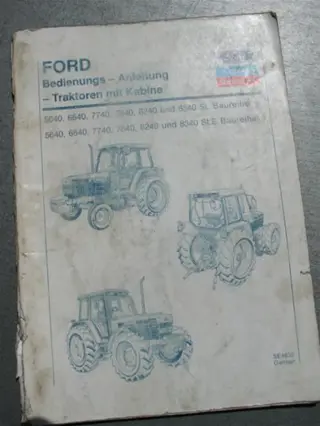 Manual Ford 5640/6640/7740/7840/8240/8340 SLE