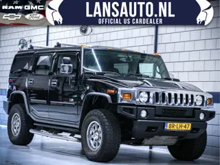 Hummer H2 6.0L V8 | Zwart leder | Schuif Kanteldak | LPG | Groot rijbewijs | Marge