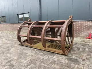 Eurosteel Puinbak met knijper pelikaanbak Verachtert