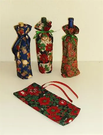 Exclusieve geschenk verpakkingen voor flessen. Kerst verpakk