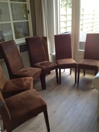 Prachtig mooie eetkamerstoelen