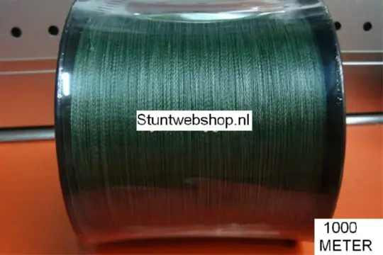 Groen 1000Meter gevlochten DYNEEMA vislijn . lijn is 0,18MM