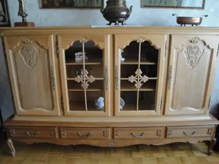 Complete massief eiken eetkamer