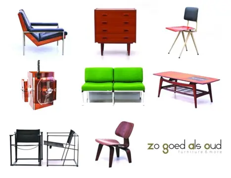 Jaren 50 60 Retro Vintage meubels