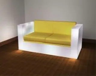 Led verlichte meubels met RGB LED verlichting en remote