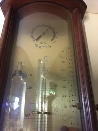 Antieke Tendancy Barometer uit de 19e eeuw