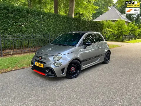Fiat 500 C 1.4-16V Abarth Cabrio, Leer, Origineel NL 135PK