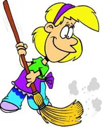 Ik bied me zelf aan om uw huis schoon te maken