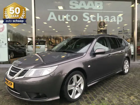 Saab 9-3 Estate 1.8t Vector M2008 | Rijklaar incl garantie | Donker glas Trekhaak 17 inch Sportstoel