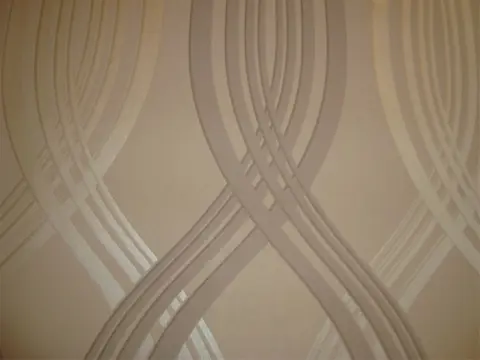 Retro creme trendy behang 32