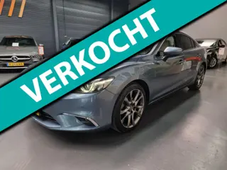 Mazda 6 2.0 SkyActiv-G 165 GT-M LEDER KEYLESS CARMERA HEAD-UP LED NAP NL AUTO