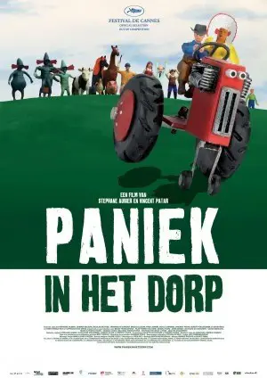 PANIEK IN HET DORP filmposter.