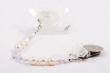 Luxe speenkoord of speenketting met Swarovski!