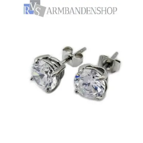 Div rvs oorbellen met " diamant " diamanten oorbellen 316L