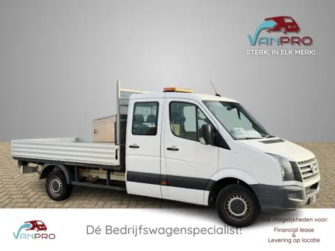 VOLKSWAGEN CRAFTER 35 2.0 TDI L3 Dubbel cabine Euro6 Pick-up MARGE GEEN BTW / Open laadbak / Airco / Trekhaak 2800KG