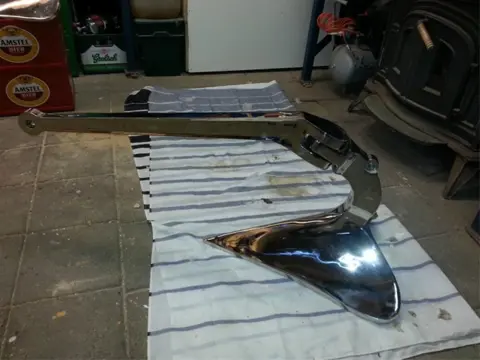 RVS Ploegschaar anker 35 KG Nieuw