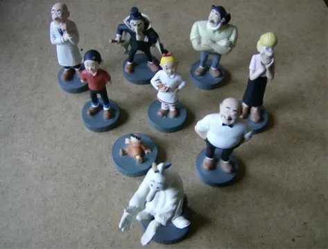 64 suske en wiske beeldjes