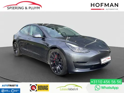 Tesla Model 3 Performance AWD 75 kWh SOH 95% | Pano | Stoelverw |