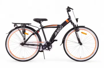 AMIGO Roady 26 Inch Jongens Terugtraprem Zwart/Oranje