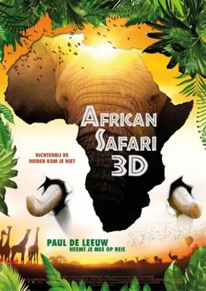 AFRICAN SAFARI 3 D filmposter.