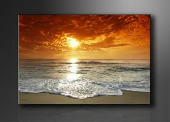 Nieuw canvas schilderij Beautiful Sunset 120 x 80 cm