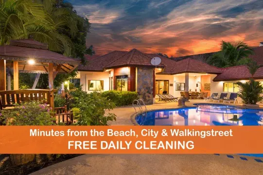 12 persoons Villa Pattaya Hill met zwembad 6 x 10 meter