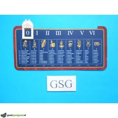 Promotiekaart Stratego 4 blauw nr. 60945-02