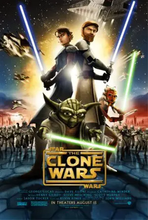 STAR WARS : THE CLONE WARS filmposter.