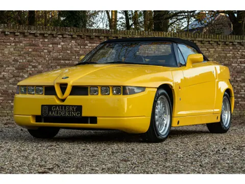 Alfa Romeo RZ Zagato "Number 176 of 278 built" Presented in Giallo Ginestra over Pelle Nera, An RZ w