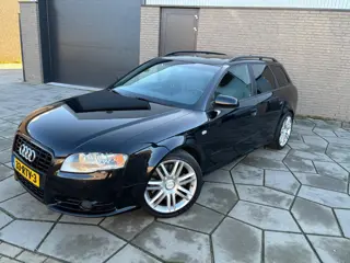 Audi A4 Avant 4.2 V8 S4 quattro Pro Line |Bi-Xenon|Voll. Leder |Recaro | Schuif/Kantel | Zwart Metal