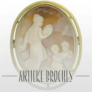Bestel de perfecte antieke broche bij Adin!