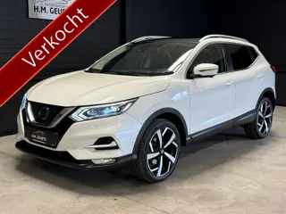 Nissan QASHQAI 1.3 DIG-T Tekna Pano 19Inch Navi 360Cam Cruise Zeer Compleet! Fully Serviced! !! VERK