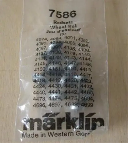 Roco, Marklin wisselstroom wieltjes 40195 - 7586