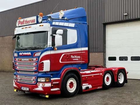Scania R500 V8 / Manual / Full Air / Retarder / Low cab / Special / Euro5 / Showtruck HT1210