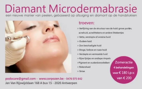 Diamant Microdermabrasie behandeling