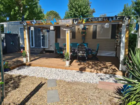 Mooie luxe stacaravans a/d Middellandse Zee met Airco