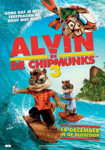 ALVIN EN DE CHIPMUNKS 3 filmposter.