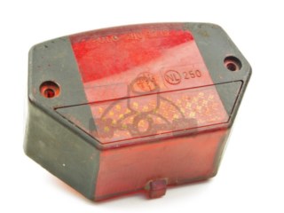 Achterlichtglas kreidler rood/zw-ulo-250 9015 2e