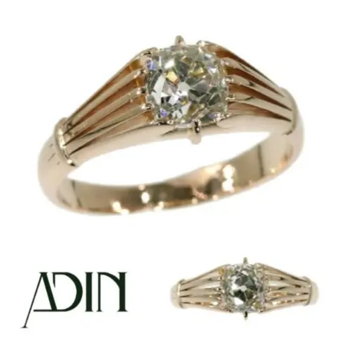 Trouwring uit het Victoriaanse tijdperk.