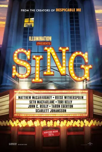 SING filmposter.