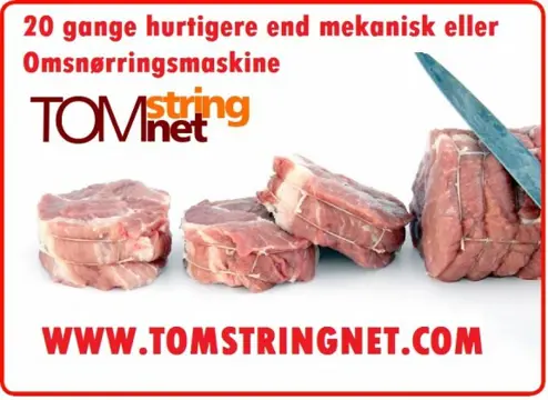 Køb omsnørringsmaskine, Køb Opbinderen ,Køb bindegarn / Tomn