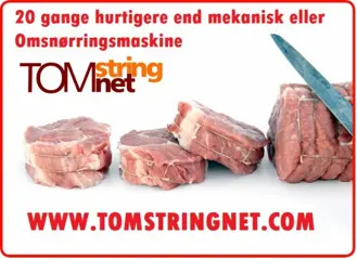 Køb omsnørringsmaskine, Køb Opbinderen ,Køb bindegarn / Tomn