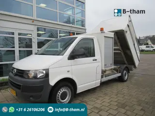 Volkswagen Transporter T5 2.0i 85KW L2H1 CNG aardgas + Benzine Veegvuilkipper