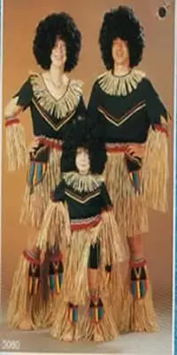 Zulu kostuum, maat 140