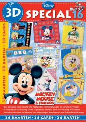 A4 Special Boek - Mickey &amp; Friends - BO3D-16