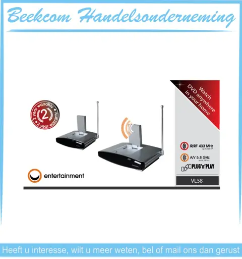 Ebode VL58 Video Link 585.8 GHz Audio / Video zender