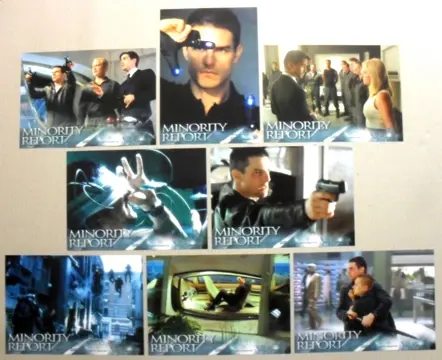 MINORITY REPORT lobbycard set.
