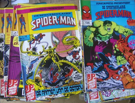Spiderman comics 4 adv 3892